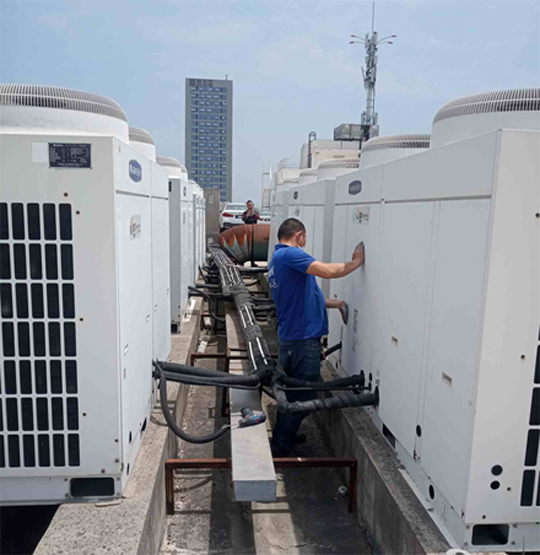 印江中央空调制热和不制冷系统维修方法